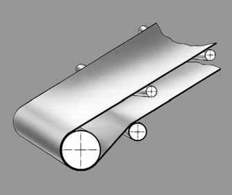 정의와해설설 경량제품을이송하는표준컨베이어벨트는두개의드럼이있습니다 ( 이경우하나의테일드럼과하나의헤드드럼 ). 최적화된구성은헤드드라이브라불리는구동드럼을제품이진행하는방향의끝부분에사용하는것입니다. 이런구성은테일드라이브를사용하는것보다훨씬효과적으로힘이작용할수있습니다 ( 계산참고 ). 큰하중을받는긴컨베이어에는유효장력을줄이기위해슬라이더베드대신서포트롤러가종종사용됩니다.