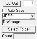 (4) Send button 옆칸에쓴 UART 데이터를보낸다. (5) Get button UART 버퍼에서데이터를가져온다. (6) Clear button UART Get 에서얻어진값들을지운다. 4.4 Miscellaneous 관련기능 (1) CC Out button Camera Control 제어데이터를쓴다.