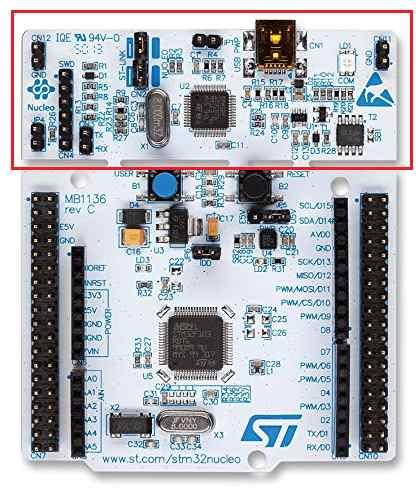 18 Nucleo-F401RE 보드의 ST-Link 디버거로직 uvision IDE에서 Nucleo 보드의내장된디버거를통해 MCU