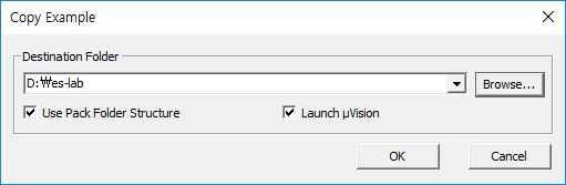 .. 버튼을클릭하여작업폴더인 es-lab 폴더로찾아설치폴더로지정하고 OK 버튼을클릭한다.