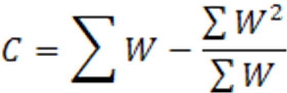 청소년가출관련변인의메타분석 < 이질성공식 > = 연구간분산, df= 자유도 C= 계수인자 (Scaling factor) = 실제분산의비율 그리고이질성의효과크기를조절변인으로설명하는정도를살펴보기위해메타 ANOVA 와메타회귀분석 (meta-regression)