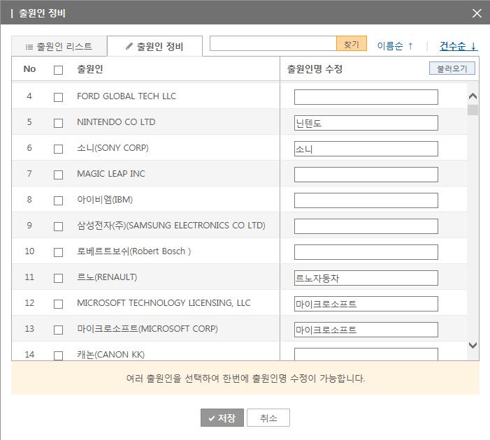 스마트앵글재분석활용TIP 출원인이미국에출원한특허의권리변동현황을살펴보고싶다면?