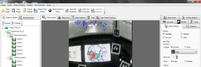 Result of heat map 3.2 Questionnaire 실험전피실험자들에게 Radar의중요도와사용빈도에대하여평가하도록하였다.