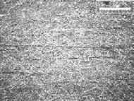 Inconel 625 62 5hr. Fig. 5 The result of abrasive wear test 험의경우에도표면경도가가장높은스텔라이트의경우에가장많은케비테이션에로젼감량을보이고있다. Photo 3은연삭마모시험을실시하고난후에각시험편의표면을저배율로촬영한사진이다.