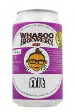 6% IBU( 쓴맛 ) 18 Whasoo Brewery Lager ホワスブルーワリーラガー화수브루어리라거매력적인황금색으로경쾌한탄산, 라이트바디, 가볍게마시기좋은맥주입니다. ABV( 알콜도수 ) 5.