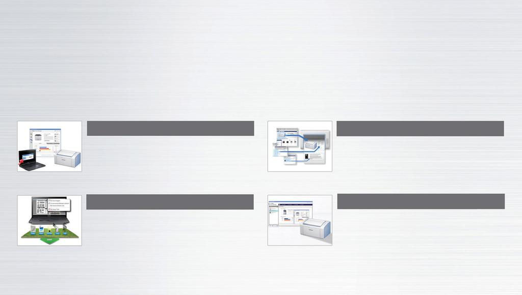 02 삼성 스마트프린터 삼성 스마트프린터 통합프로그램으로 스마트한 관리 이지 프린팅 매니저(Easy Printing Manager) 삼성전자에서 제공하는 솔루션으로 간편한 프린터 관리와 다양한 기능구현이 가능합니다.