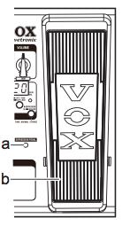 편집한사운드를저장하려면이스위치를누른다. d. Quick Assign LED Quick Assign 기능이작동시이불이켜지며, 익스프레션페달의범위를지정해줄때깜박일것이다. e. EXPRESSION switch 페달에할당된효과의최대치와최소치를지정할수있다. 자세한사항은 Expression pedal minimum and maximum values (p.