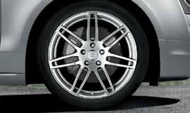 운전자정보시스템에표시됨 차량공구키트트렁크에있음 10 스포크 Y 디자인주조알루미늄휠부분광택, 크기 9 J x 19, 255/45 R 19 타이어 5 트리플스포크디자인 (S 디자인
