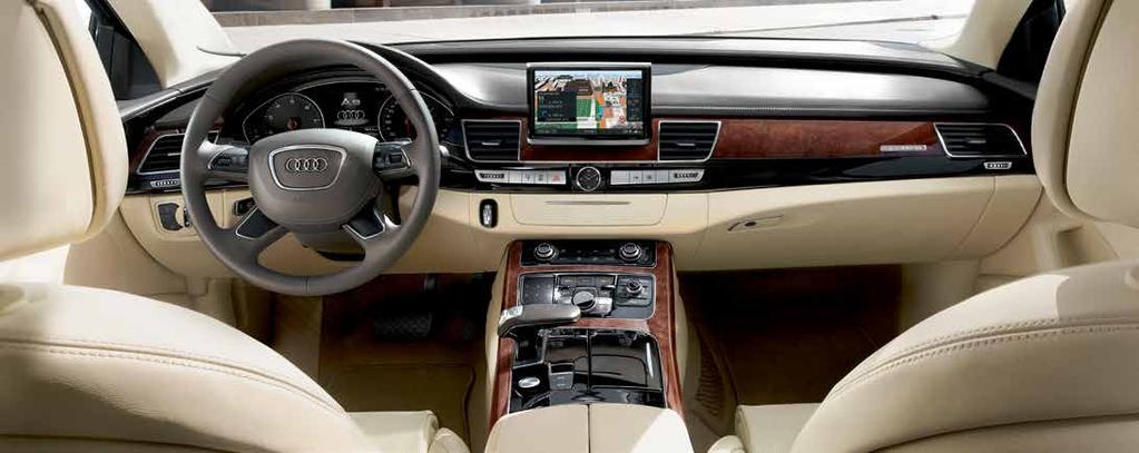 Audi A8 7 탑승자를반겨주는넉넉한공간. 높은기준과품질을갖춘소재. 운전자를지원하는첨단기술. Audi A8에서는집에돌아온듯한편안함을느낄수있습니다.