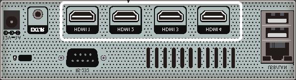 . 프로그램의오류발생시전원을다시켜면시스템이자동오류복구를실행합니다. ( 오류복구는다소부팅시간이길어질수도있습니다.) - 여러개의 HDMI 연결시얻게되는 TV 의 EDID 정보는 번포트가최우선입니다. 그다음은먼저연결된순서또는 번출력포트에서가깝게연결된출력포트가우선순위를가집니다.