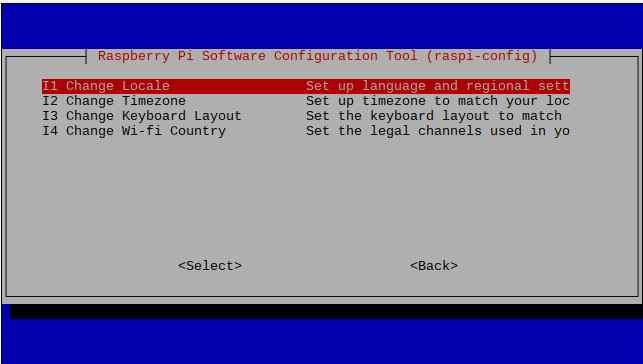 시스템환경에서한글표시 ( 계속 ) * 기타항목 ( 타임존, 키보드등 ) RaspberryPi 개발환경구축 II 57 : I2 Change Timezone 항목 : Area에 Asia를, Location에