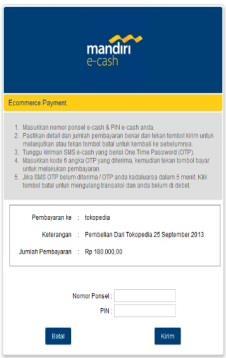 2 [ 그림 3] 만디리은행의선불카드 [ 그림 4] 만디리 E-Cash 송금및결제 자료 : 만디리홈페이지 자료 : 만디리홈페이지 BCA(Bank Central Asia) 은행 : Flazz 자산기준으로인도네시아 3위은행인