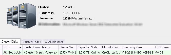 4 장 : 솔루션구축 EMC Storage Integrator 를사용하여 Exchange 용 CSV 디스크관리 ESI 를사용하여 CSV 디스크를효율적으로보고관리할수도있습니다. 그림 11 에서는 ESI GUI 의동일한 CSV 디스크를보여줍니다. 그림 11. EMC Storage Integrator 의 CSV 디스크 자세한내용은 Windows Suite 용 EMC Storage Integrator 제품가이드를참조하십시오.