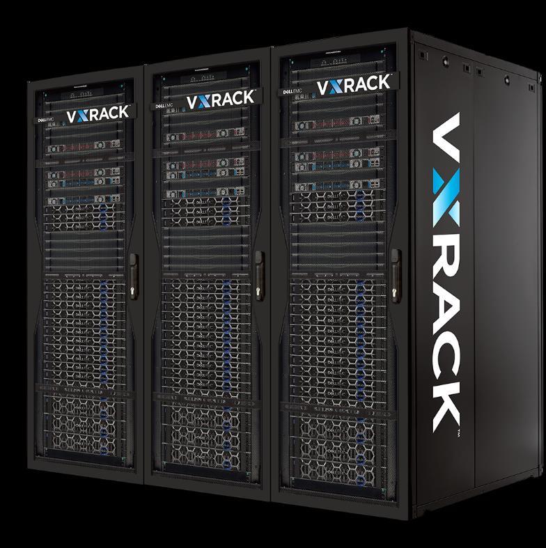 이기종하이퍼바이저환경 - VxRack Flex 이기종 Hypervisor 또는 bare metal 환경에서유연한 HCI 시스템구축 이기종가상화환경 대규모확장성 : 최소 3 개 ~ 1,024 노드로확장