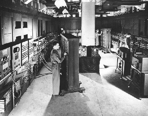 ENIAC, First Electrical Computer, 1945 Mechanical Calculator Vacuum Tube Punch Cards Needs for Speed