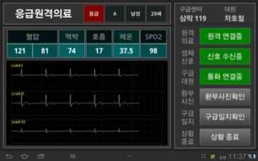 ECG Graph 구급일지 연동 서비스