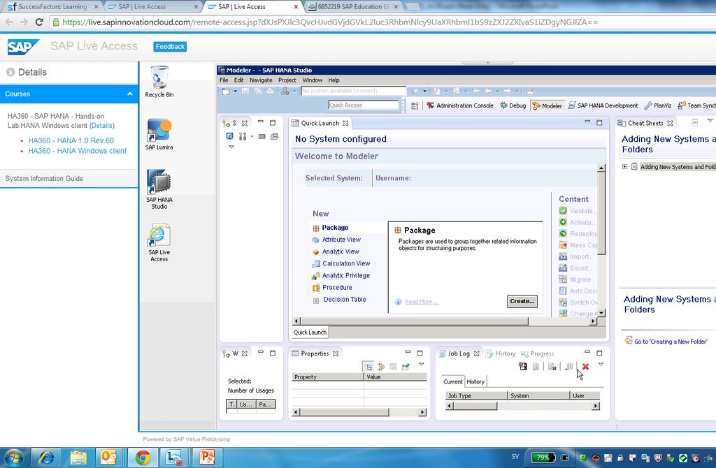 SAP Learning Hub Live System Access SAP Learning Hub 학습자들은교육시스템에접근할수있는권한을구매할수있음.