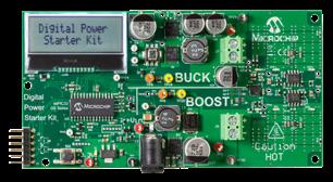 디지털파워개발솔루션 개발보드 디지털파워용 MPLAB 스타터키트 (DM330017-2) 이키트는벅컨버터및부스트컨버터구현을위해 dspic33ep64gs502 DSC 를사용합니다. 온 - 보드 MOSFET 에의해컨트롤되는저항부하또는외부부하를구동할수있습니다.
