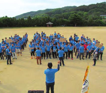 팀구성은 1팀으로는강동지회, 부산지회, 광주 전남지회가, 2팀으로는강북지회, 대구 경북지회,