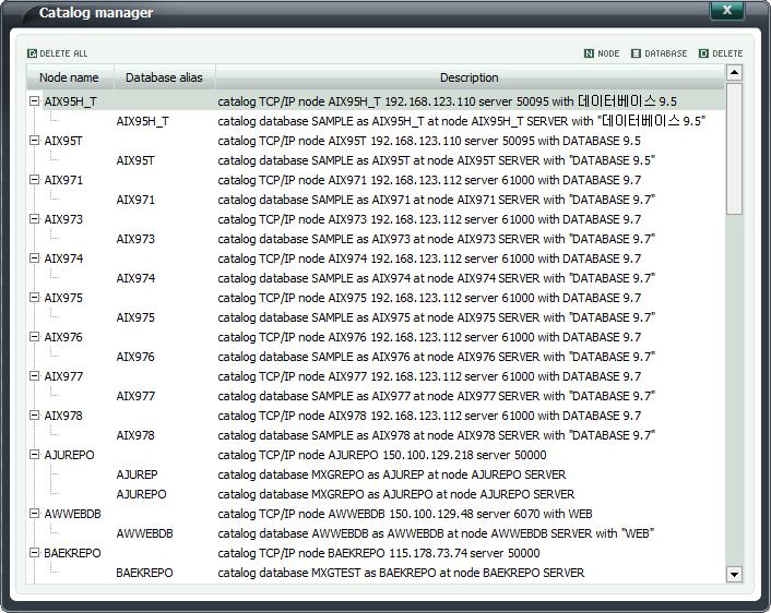 MaxGauge User's Guide 2-2-1-1 Catalog Node