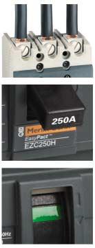 PB101848-28 Easy to choose EasyPact 은보다쉬운솔루션을제공합니다. 정격전류 : 15~400A 정격차단용량 : 최대 36kA (AC 415V 기준 ) 외형크기 : 3 종류로통일 다양한부속장치 EZC250. EZCV250.