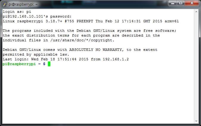 li/~sgtatham/putty/latest/x86/putty.exe 1. 접속할라즈베리파이의 IP 를확인하고, 입력해준다.