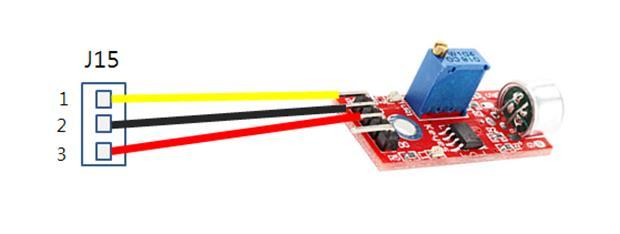 Chip LM393, 전기콘덴서마이크 작동전압 DC 3-6v 출력