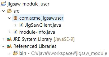 6 Java 프로그래밍 [module-info.java] 1 module com.acme.calculator { 2 exports com.acme.calculator.api.open; 3 } 1 행모듈의이름이 com.acme.calculator 인모듈을선언한다. 2 행 com.acme.calculator.api.open 패키지를 exports 에등록한다.