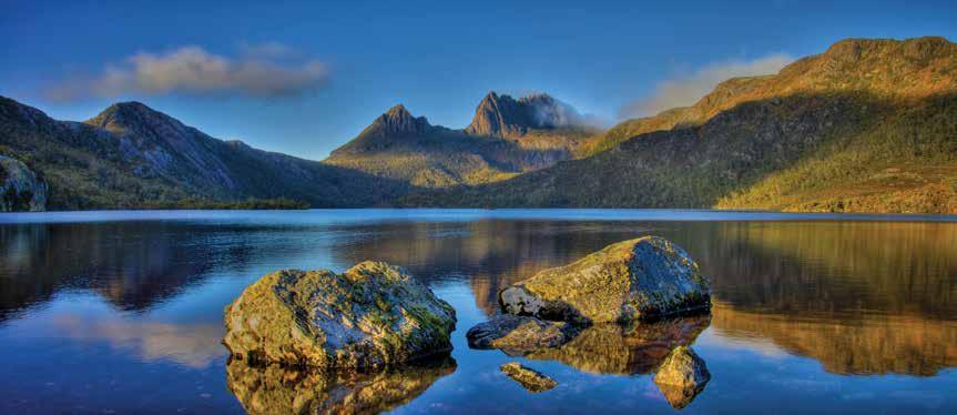 ENTRANCES/FEES INCLUDED Josef Chromy Winery with Tasting Cradle Mountain Park Entry Truffledore Farm Devil's Corner Cellar Door Freycinet National Park Curringa Farm Tasmanian Seafood Seduction