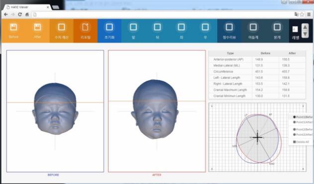 웹애플리케이션 웹두상 3D 모델링 S/W 제품명 : Hani Viewer
