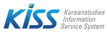 KISS KOREANSTUDIES INFORMATION SERVICE SYSTEM THE BEST DATABASE