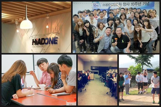 ABOUT HIADONE 초심初心을잃지않는사람들 온라인 / 모바일전문광고대행사하이애드원이 10 주년을맞이하였습니다. 2004년창립시절직원 2~3명의작은공간에서시작하여, 임직원 40명이상 / 200개이상의클라이드를접해본튼실한기업으로성장할수있었던배경엔, 항상초심을잃지않고즐겁게일하는각분야의전문가들이있기때문입니다.