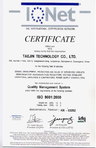 Certifications ISO 9001