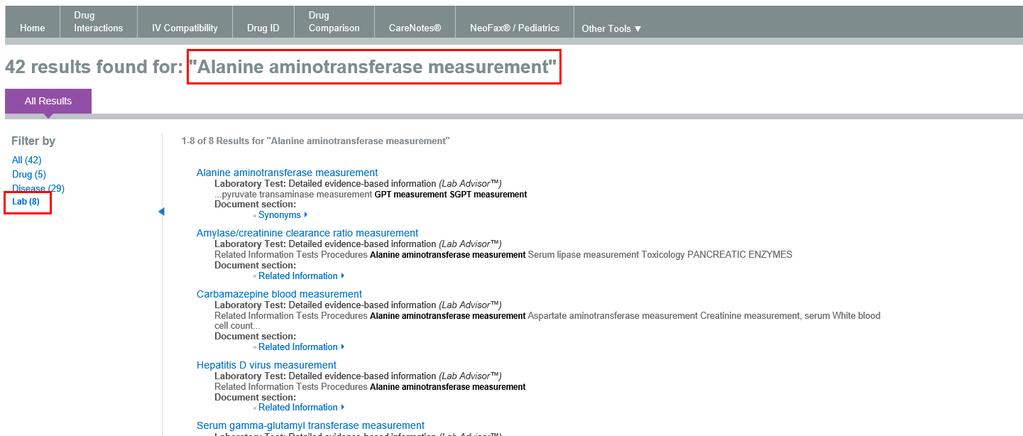 실험연구에서 Micromedex 활용