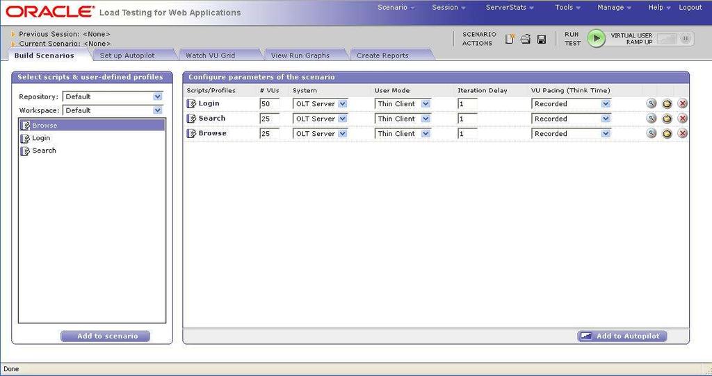 Oracle Load Testing 자동화된부하및성능테스트