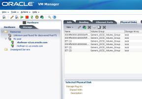 Roadmap: Oracle VM Manager: Multi-Hypervisor Management X86 및 SPARC 을위한단하나의 Oracle VM manager -Oracle VM Manager server for x86 Linux and