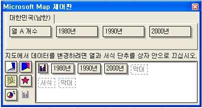 아래지도차트에서편집이불가능한작업은다음중어느것인가?