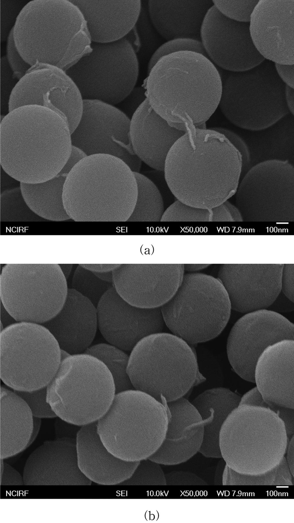 라텍스 기법에 의한 폴리스티렌/그래핀 나노필러 나노복합재료의 제조 및 물성 471 Figure 4. FTIR spectra of graphene nanofillers: (a) GO; (b) TRGO (thermally reduced GO); (c) PSS-RGO. 의 분해에 의한 질량 감소가 나타났고18 800 oc에서 질량의 47% 정도가 남았다.