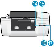 뒷면 14 USB 포트 15 전원연결 16 팩스포트