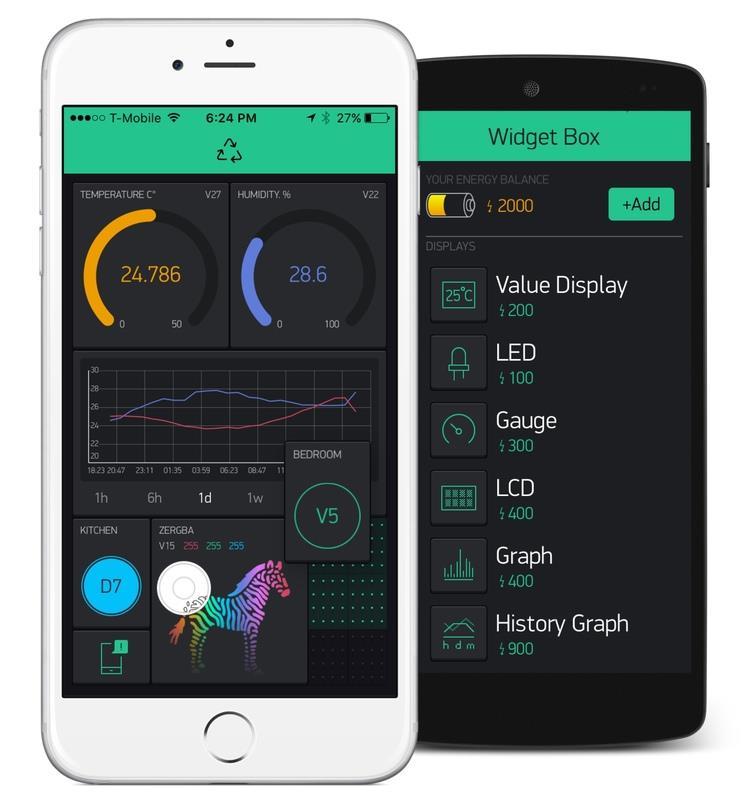 Blynk IoT 실습 (1) Blynk 개요 ios 및 Android 앱에서 Arduino, Raspberry Pi