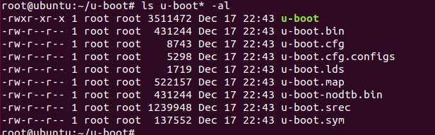 U-Boot 부트로더 ( 계속 ) * U-Boot 컴파일 # make -j4 : -j4 옵션은코어의개수지정 # ls