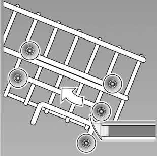 Détergent 3. Pour le remonter, saisissez le panier par le bord latéral supérieur et faitesle monter. 4.