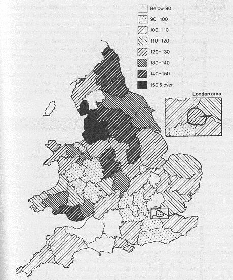 Infant Mortality Rates per 1000 Births in