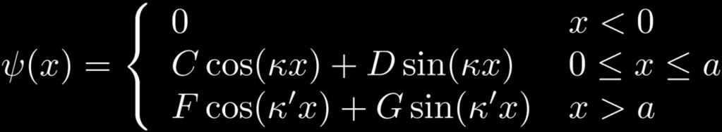 파동함수의미분, Ã(x) 와 Ã (x) 도 x=a