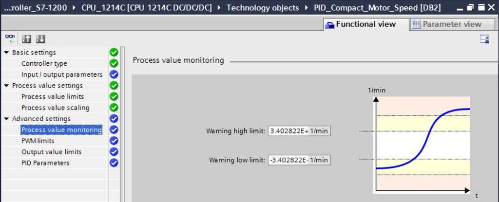 fi Advanced setting 에서프로세스값모니터링이가능하지만여기에서는다루지않습니다.