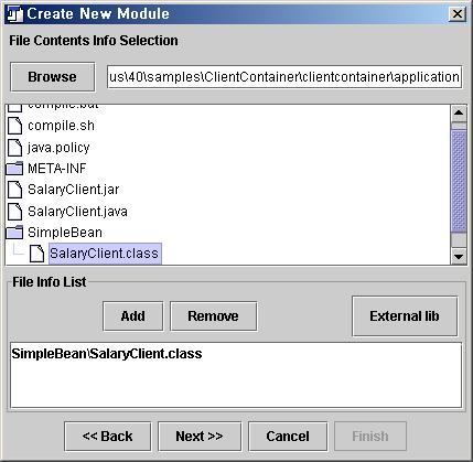 ClientApplication 8 Next >> 4 client module