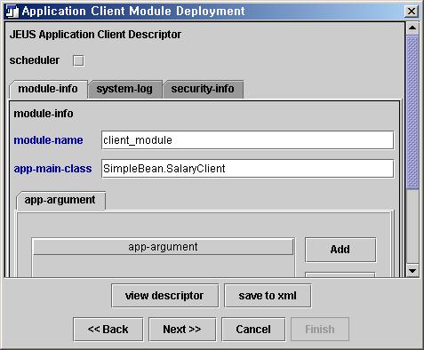 ClientApplication 9 JManager client module