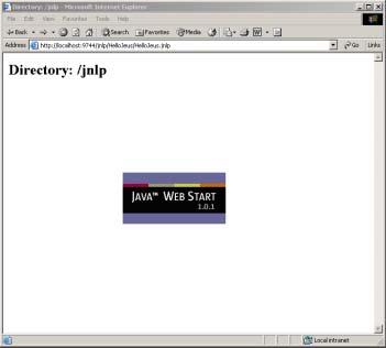 ClientApplication 13 browser Web Start 3 Java Web Start 4