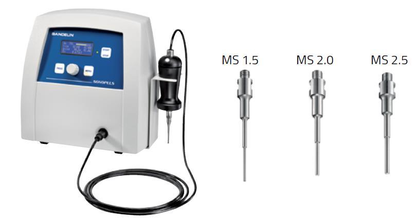 Sample Cooling water Circulator 20L SUS vessel Peristaltic pump Ultrasonic homogenizer Inline Ultrasonic Homogenizer System BANDELIN Ultrasonic Homogenizer mini 20 소용량처리가능한경제적인초음파분산기 Feature PCR