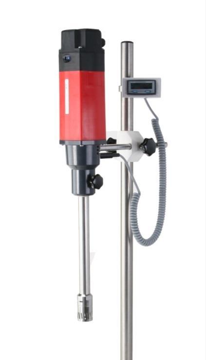 YSTRAL Laboratory/Pilot Plant X40 Homogenizer 20L 까지처리가능한균질기 Motor drive Voltage : 230V 60Hz Power : 1,800 W Speed : 4,000 ~ 23,500 rpm Dispersing tools 샘플의용량, 용도, 용매의종류에적합핚 dispersing tool